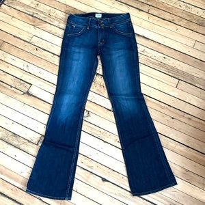 HUDSON LA Boot Cut Faded Flare Bottom Women’s Blue Jeans